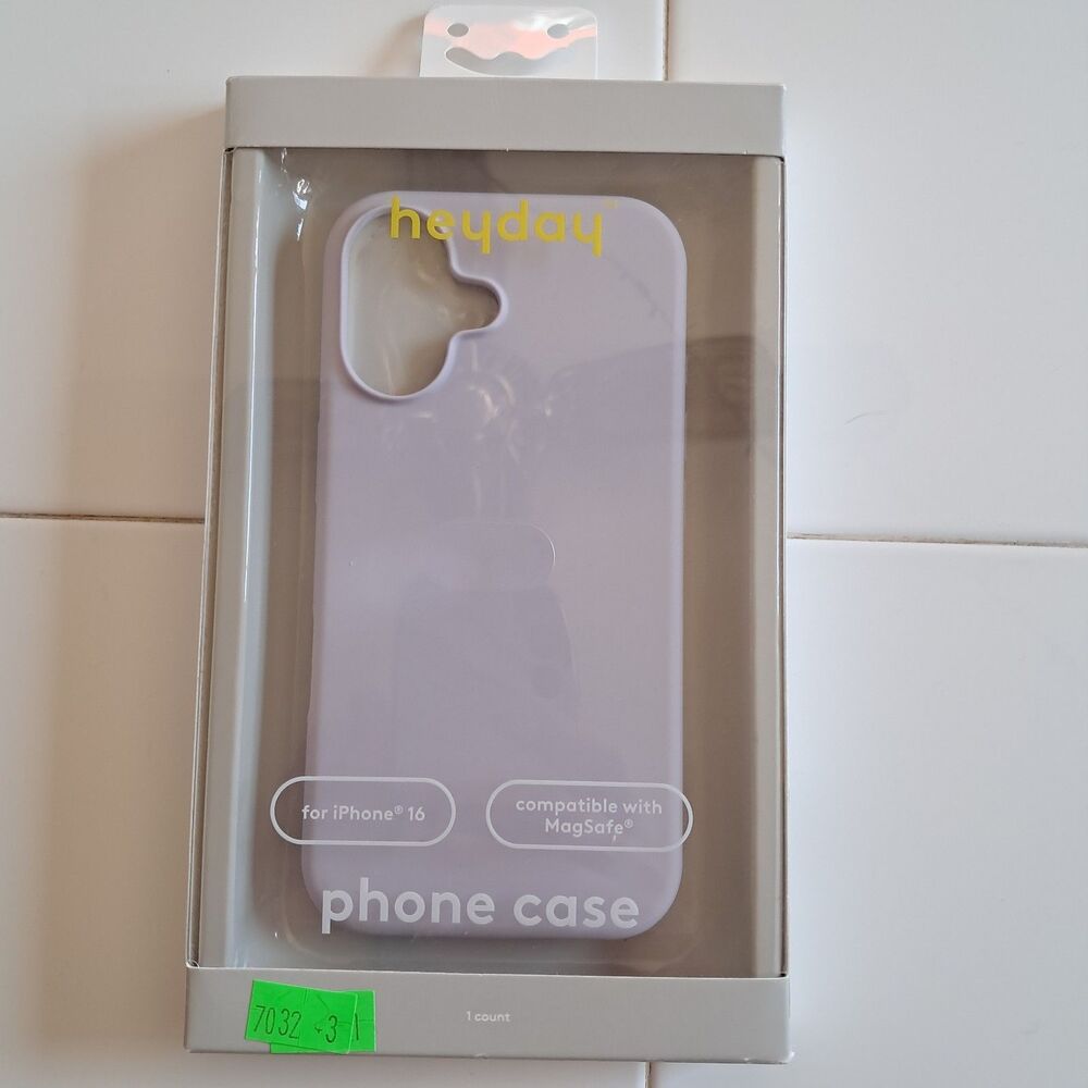 Heyday Phone Case For IPhone 16 MagSafe Lavender Eco Recycled Silicone - New